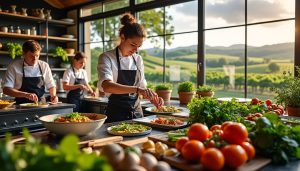 découvrez comment les écoles hôtelières mettent en valeur le terroir local à travers leur enseignement, en formant les futurs chefs à l’excellence culinaire et à la promotion des produits régionaux.