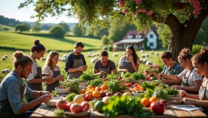 découvrez nos séjours gourmands avec ateliers fermiers inclus : vivez une expérience authentique, dégustez des produits locaux et participez à des ateliers pour apprendre les secrets de la ferme. réservez dès maintenant votre escapade savoureuse !