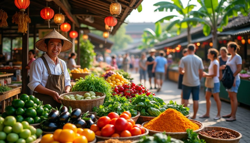 découvrez le tourisme culinaire en asie à travers des expériences authentiques et la dégustation de produits fermiers locaux. partez à la rencontre des saveurs asiatiques, des marchés traditionnels aux fermes artisanales.