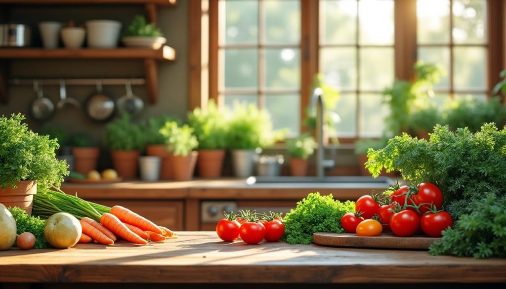 découvrez nos recettes de cuisine zéro déchet utilisant des ingrédients fermiers frais et locaux pour une alimentation saine et durable.