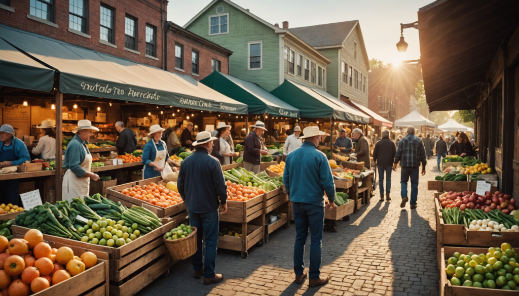 découvrez les meilleurs marchés fermiers et adresses gourmandes à travers les états-unis pour une expérience culinaire authentique et savoureuse.