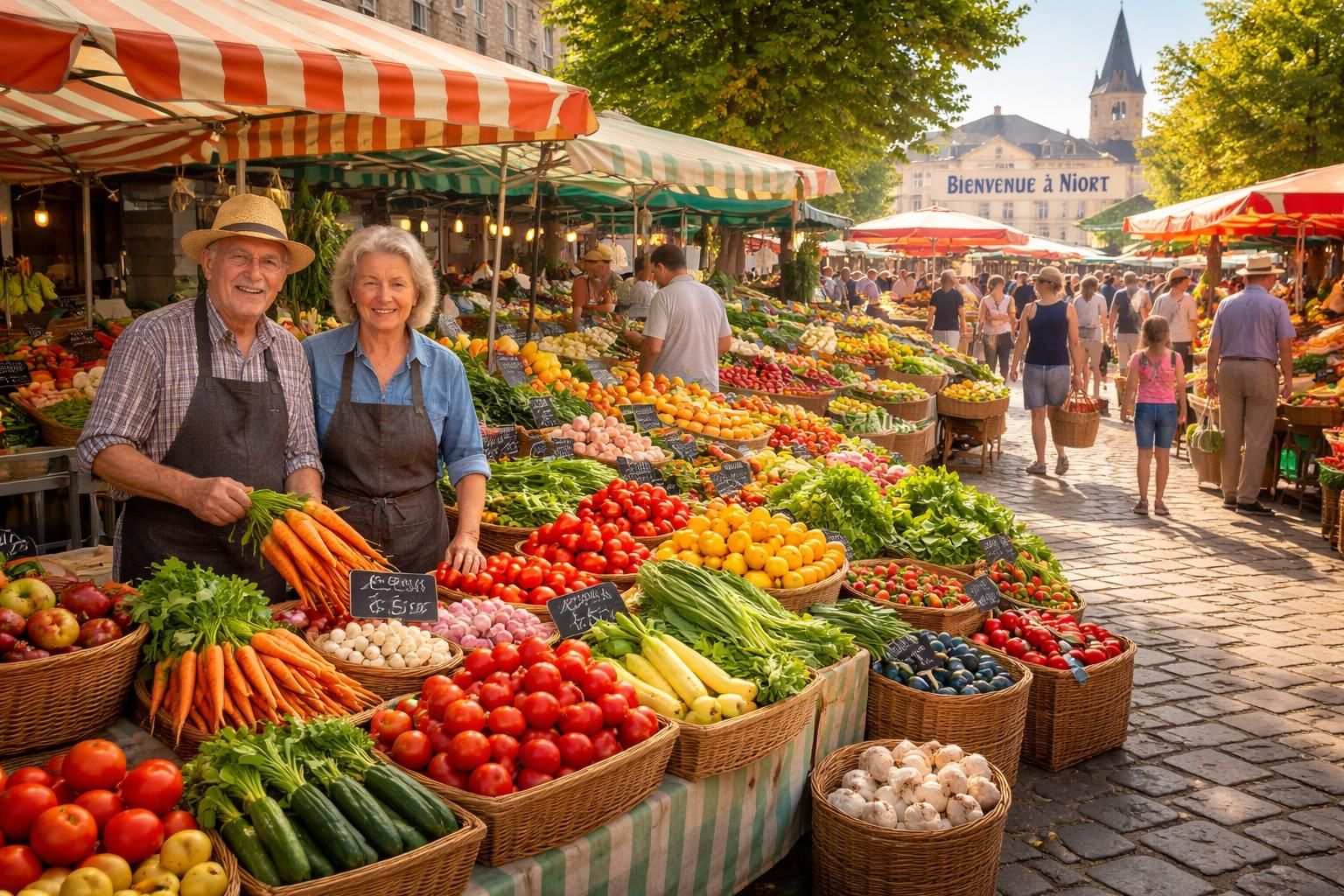 découvrez les plaisirs fermiers à niort et économisez sur vos courses grâce aux producteurs locaux et aux amap. profitez de produits frais, de qualité et soutenez l'agriculture locale.