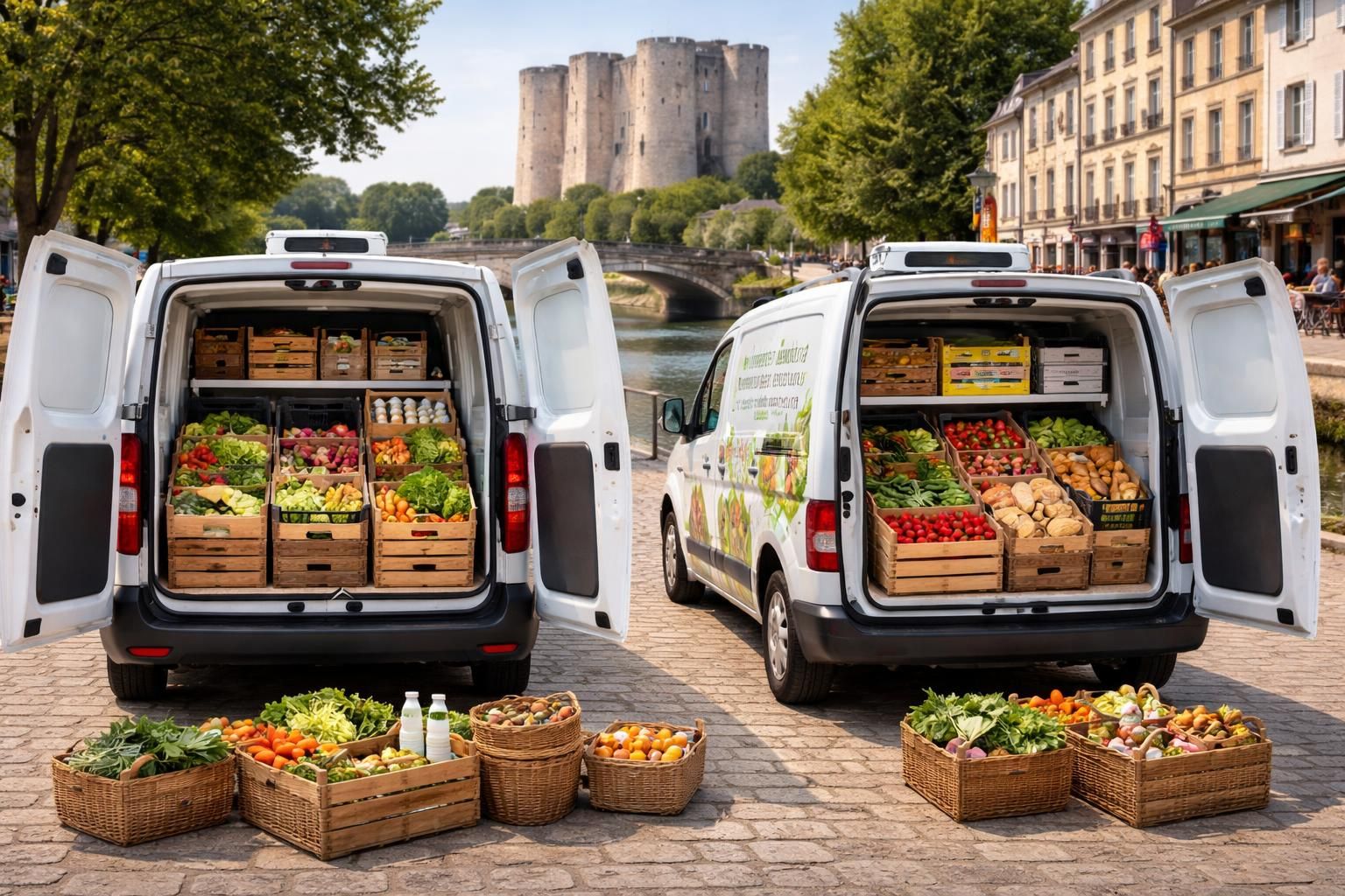 découvrez nos producteurs fermiers à niort offrant des produits locaux frais, livrés directement chez vous avec nos camionnettes citroën jumpy et nissan nv200.
