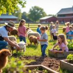 découvrez comment les fermes se transforment en espaces d'apprentissage pour sensibiliser petits et grands à l'agriculture durable et à la nature.