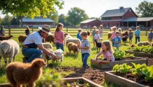 découvrez comment les fermes se transforment en espaces d'apprentissage pour sensibiliser petits et grands à l'agriculture durable et à la nature.