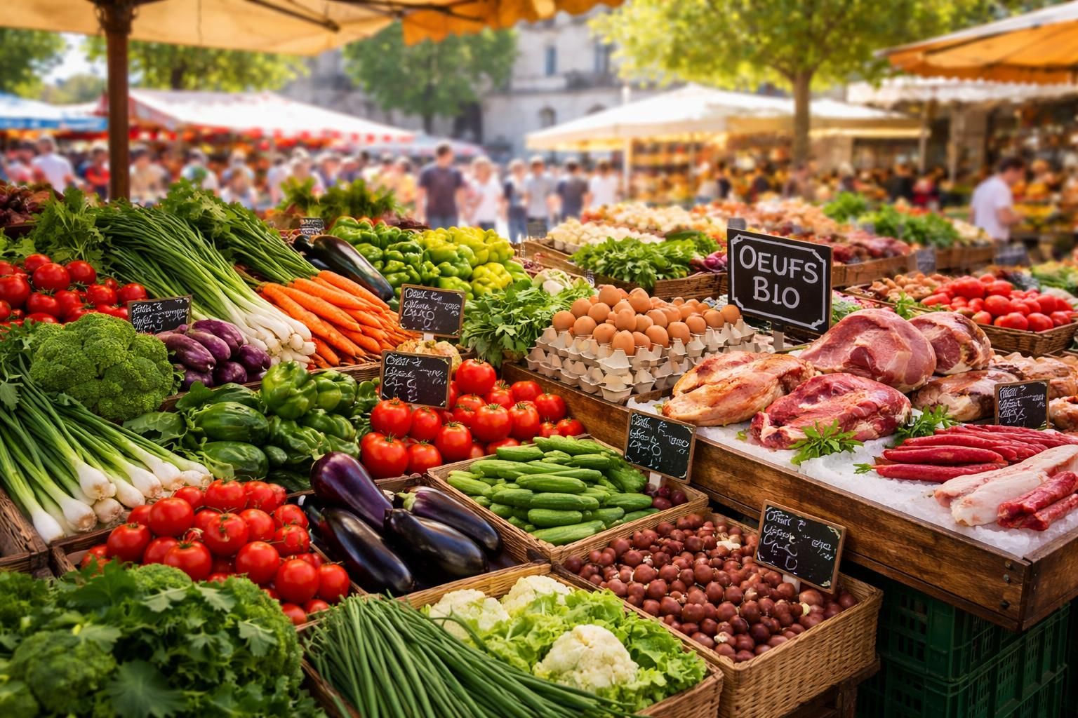 découvrez nos produits fermiers bio à niort, spécialement sélectionnés pour les sportifs : légumes frais, œufs de plein air et viandes de qualité pour une alimentation saine et équilibrée.